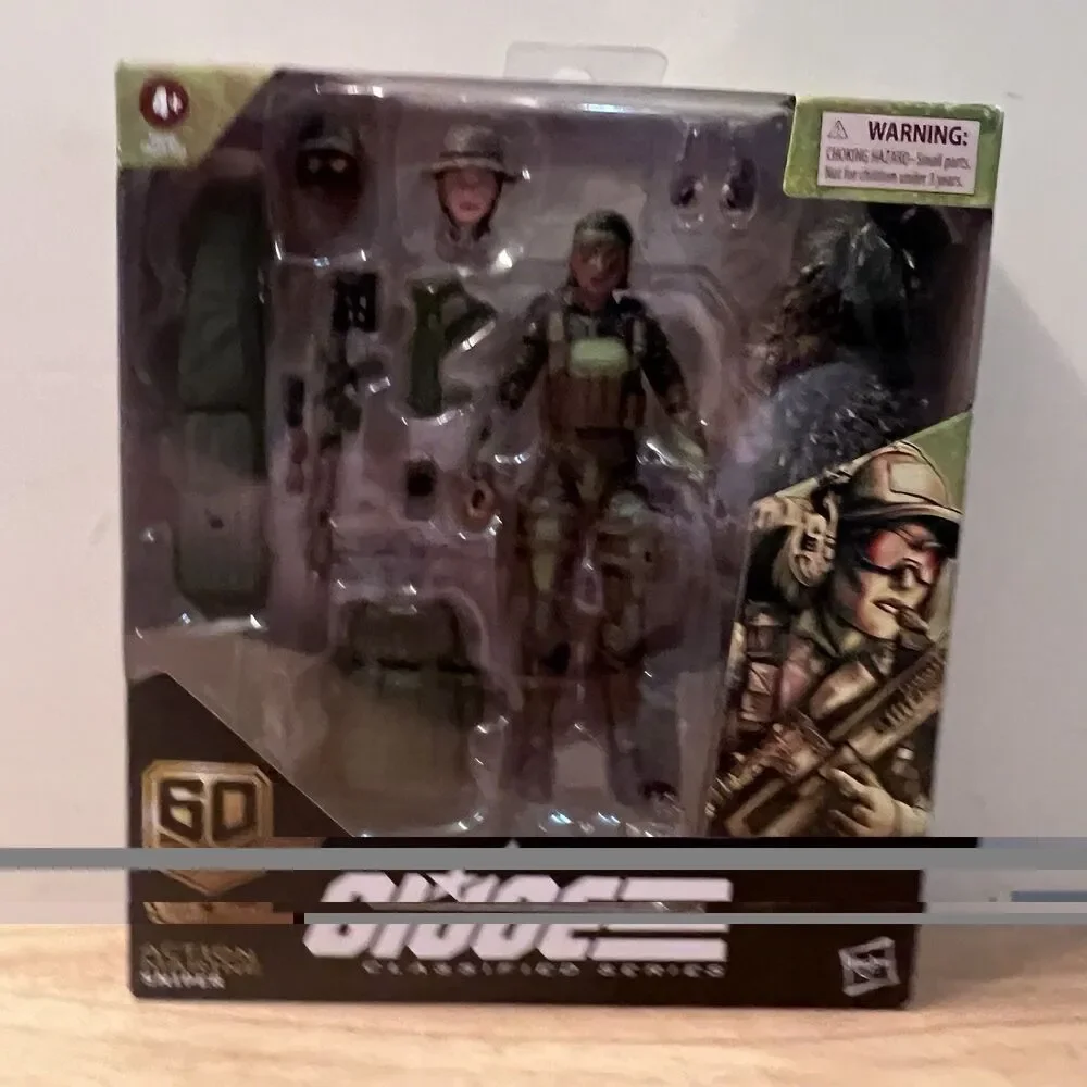 GI Joe Classified Series 60th Anniversary Action Marine Sniper Deluxe 6”